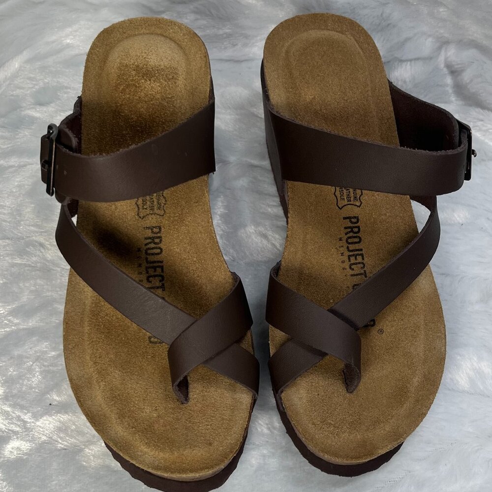 Project Cloud-Leather Platform Sandals - Memory F… - image 3